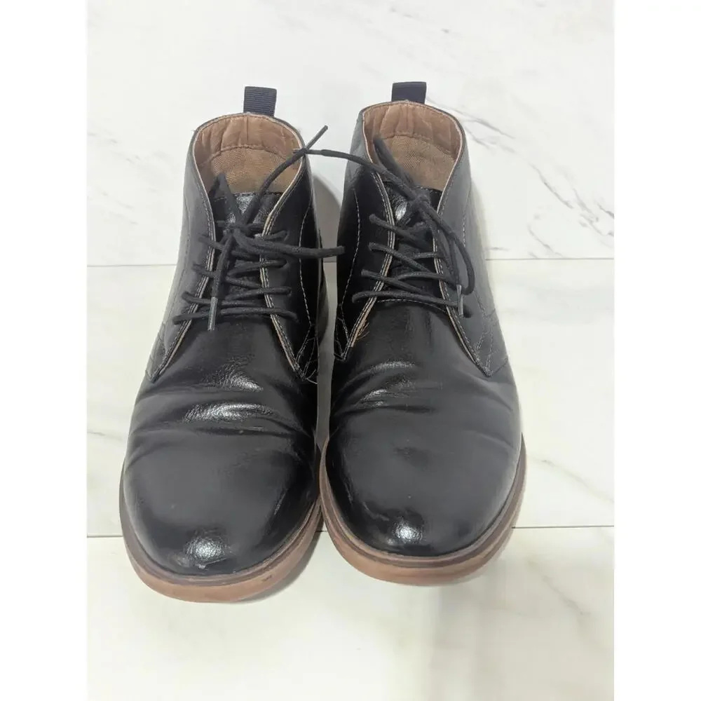 Sonoma Men’s Shoes Black Ankle Boot Ortholite 10.5 M